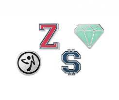 |ZA | Zumba® Diamond Diva Pins 4 PK