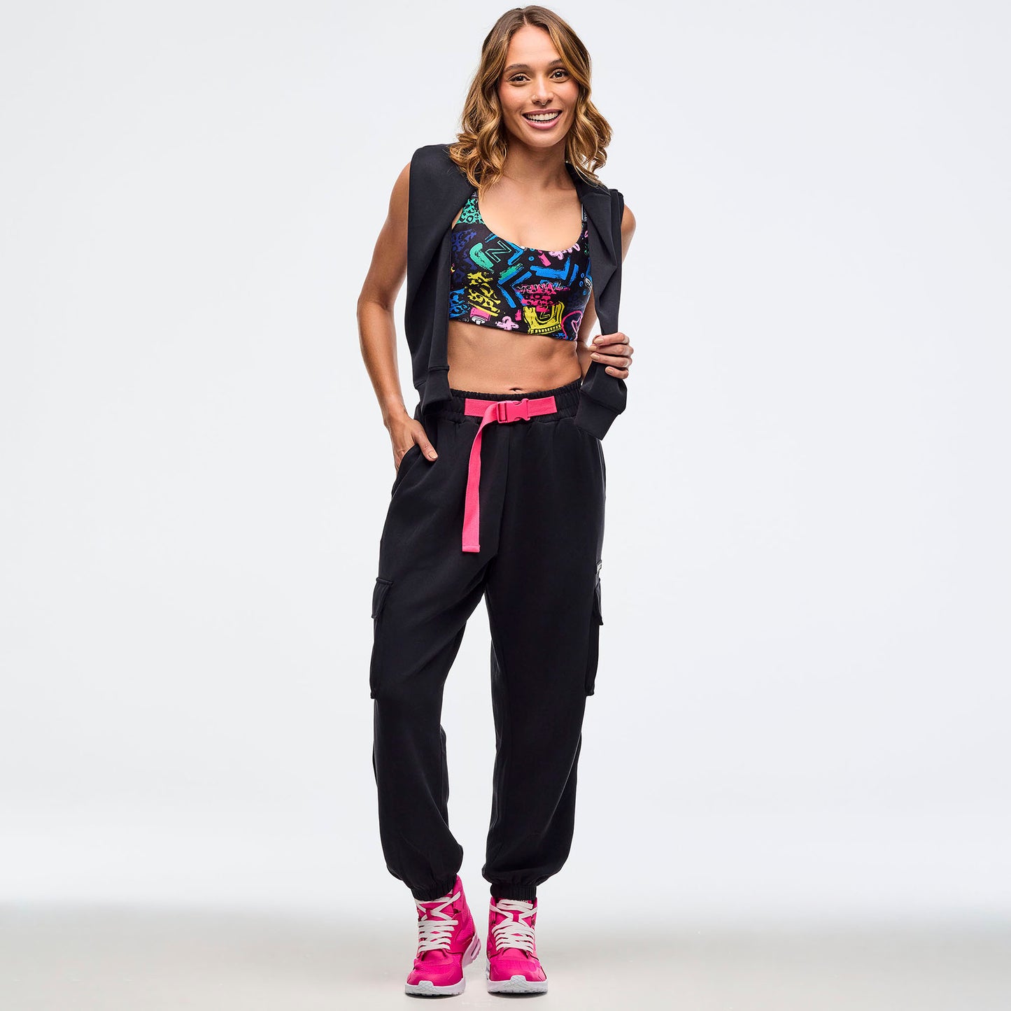 Sizzlin' Slouch Cargo Pants With Belt