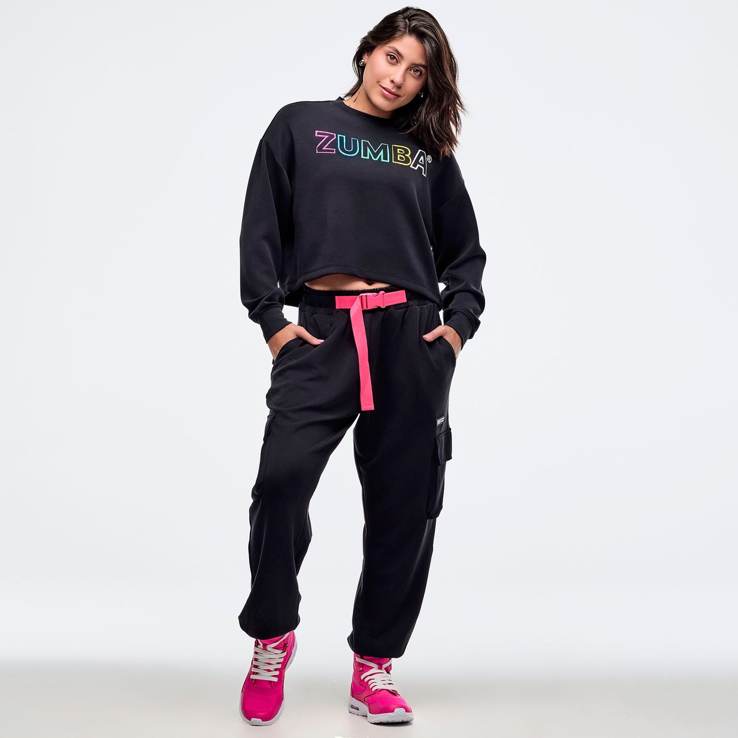 Sizzlin' Slouch Cargo Pants With Belt
