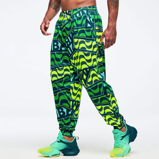 Latin Movement Knit Drop Crotch Joggers