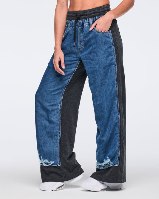 Latin Movement Combo Denim Sweatpants