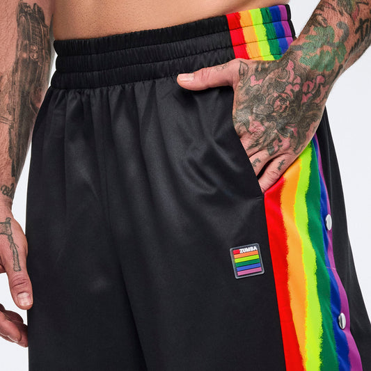 Pride Wide Leg Pants Side Snaps
