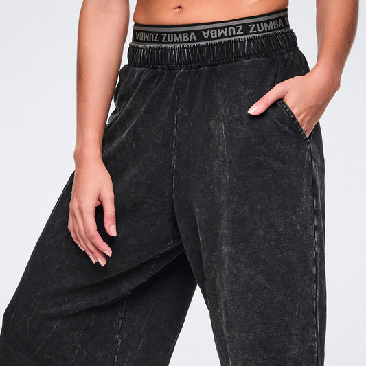 Wildbeat Double Waisted Cropped Wide Pants