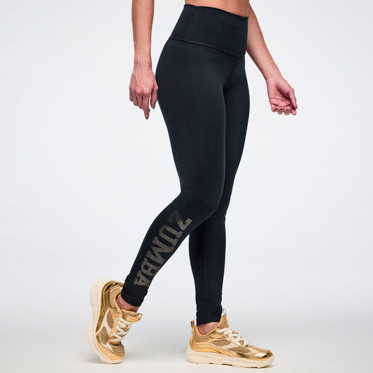 Worldwide High Waisted Ankle Legging - Black