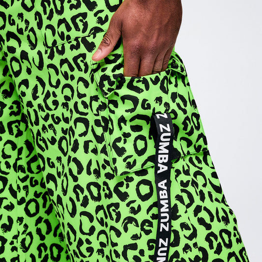 Dale-Z High Waisted Woven Cargo Pants