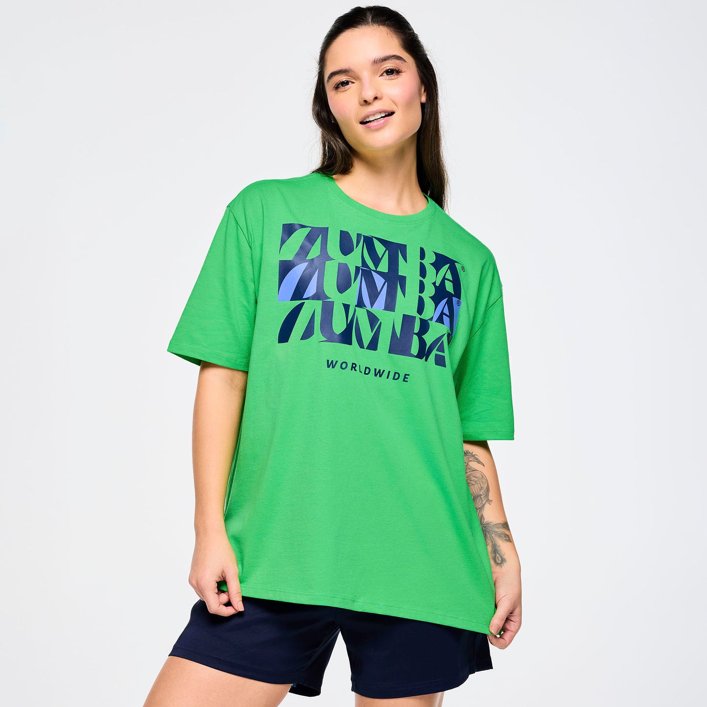 Zumba® Out Loud Boxy Top With Side Slits