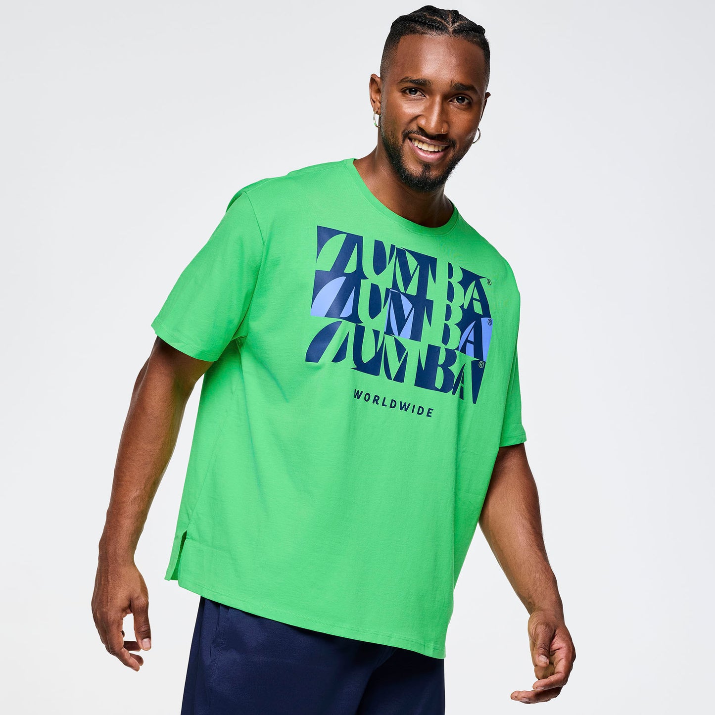 Zumba® Out Loud Boxy Top With Side Slits