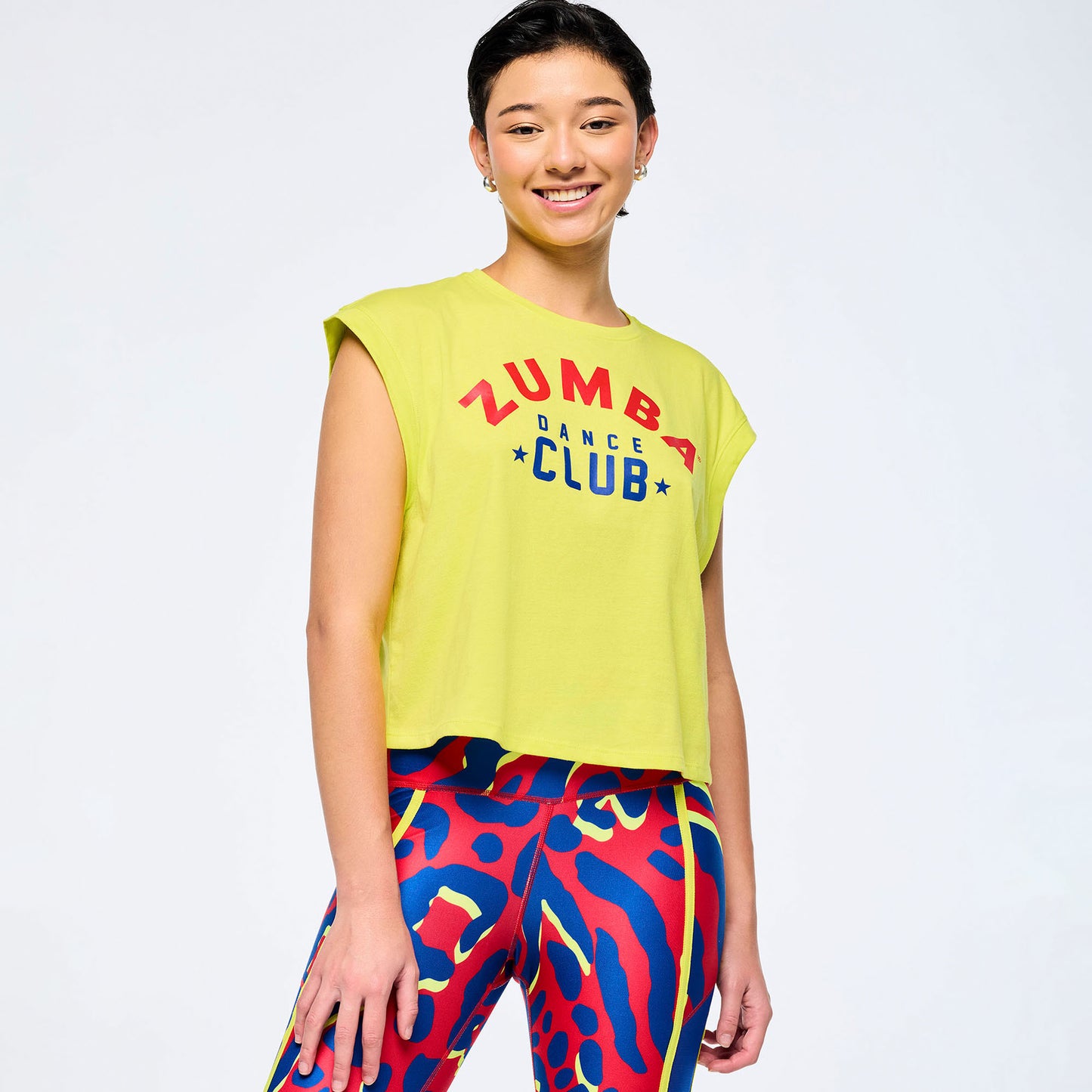 | Victory Extended Shoulder Loose Tank - Lemon