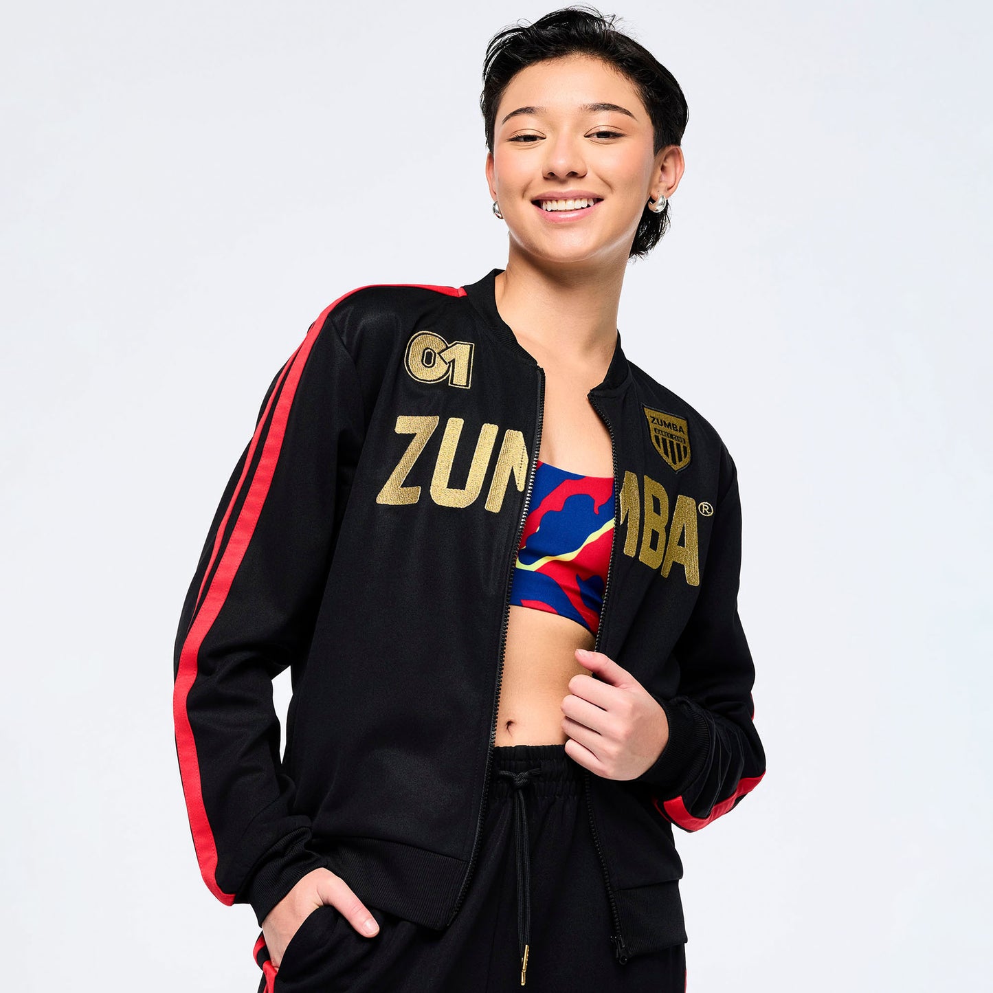 *LOW INVENTORY Victory Track Jacket - Black