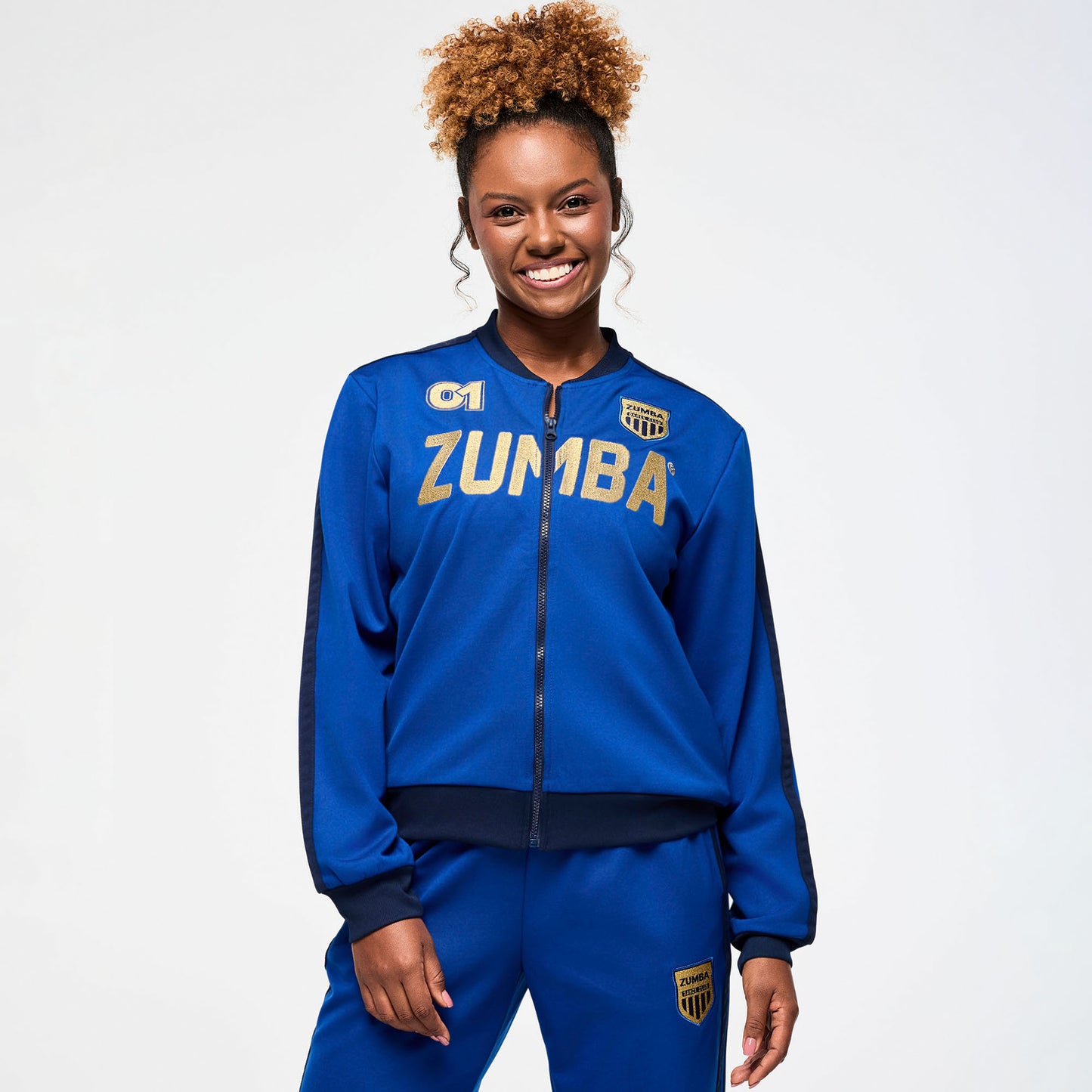 *LOW INVENTORY Victory Track Jacket - Blue