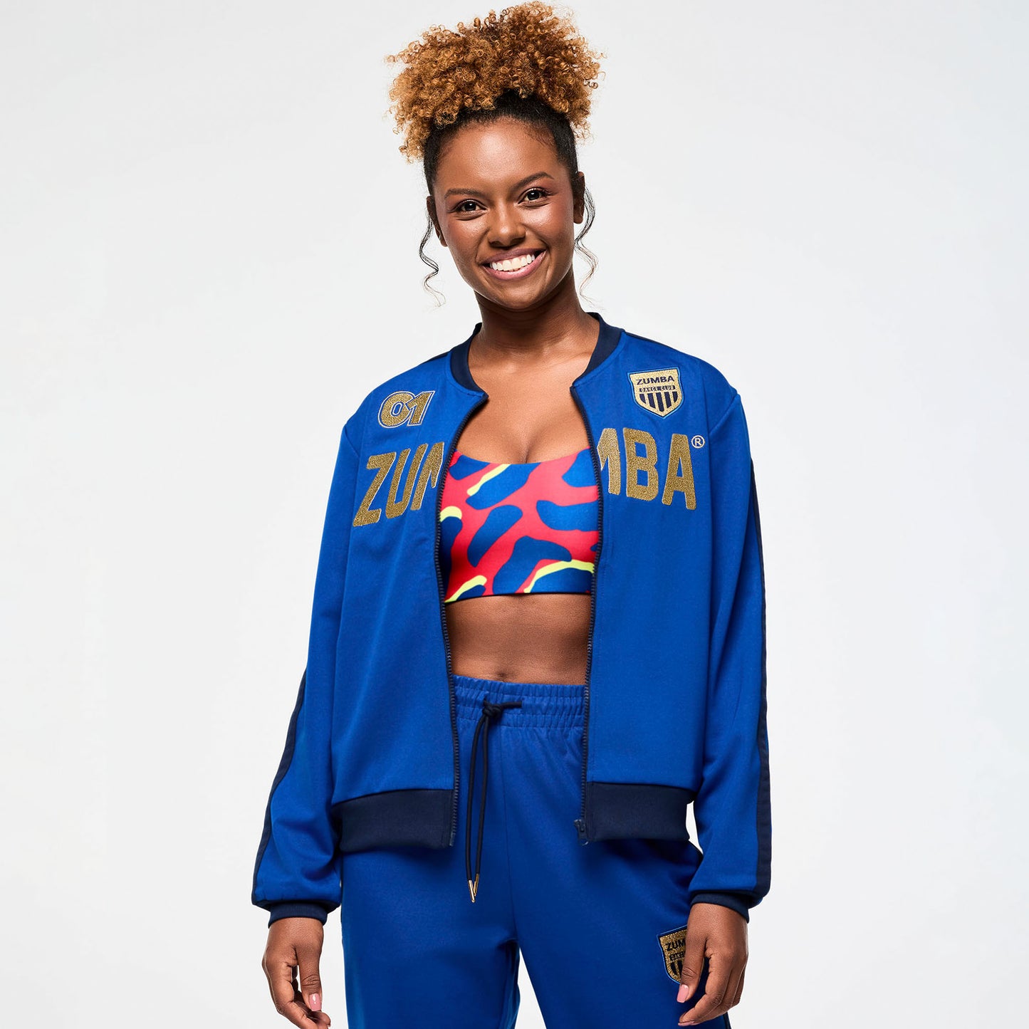 *LOW INVENTORY Victory Track Jacket - Blue
