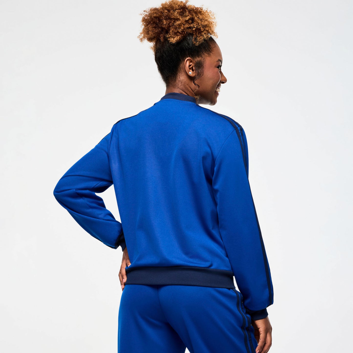 *LOW INVENTORY Victory Track Jacket - Blue