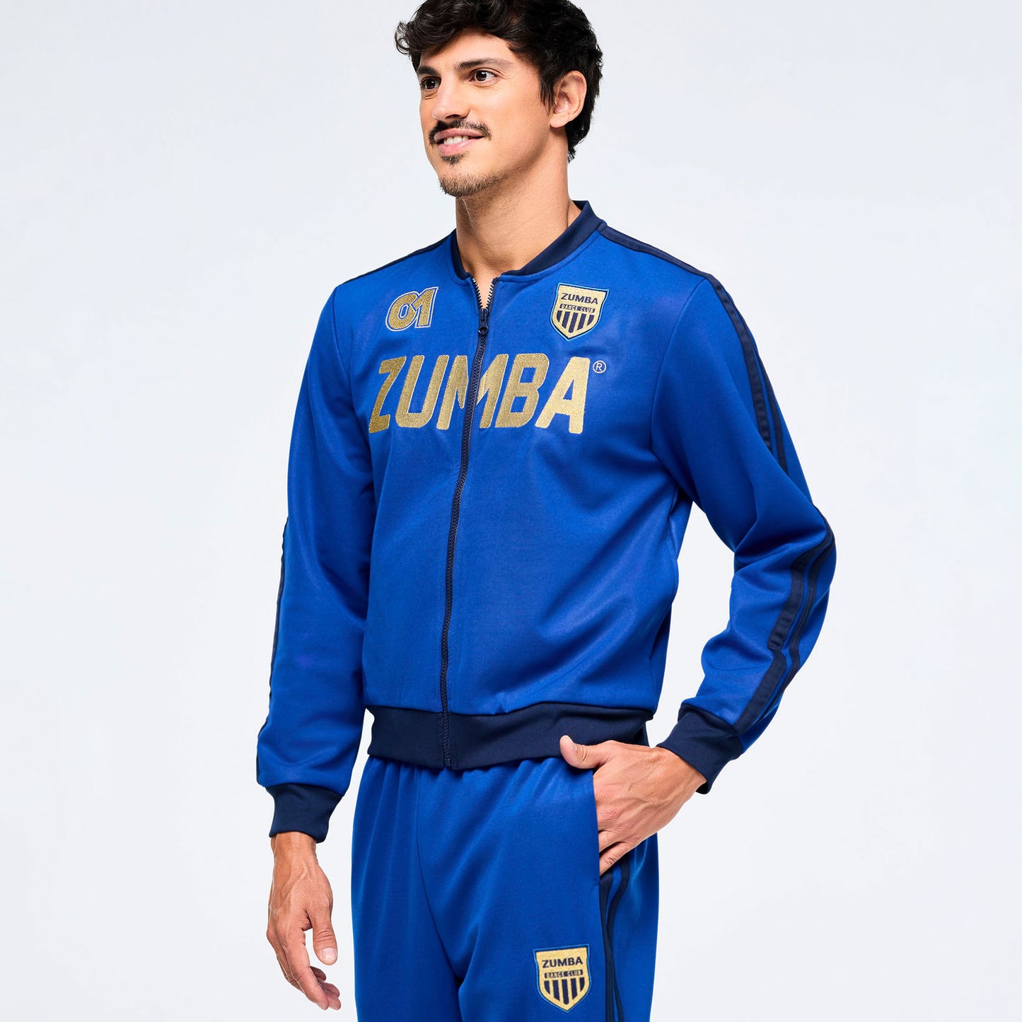 *LOW INVENTORY Victory Track Jacket - Blue