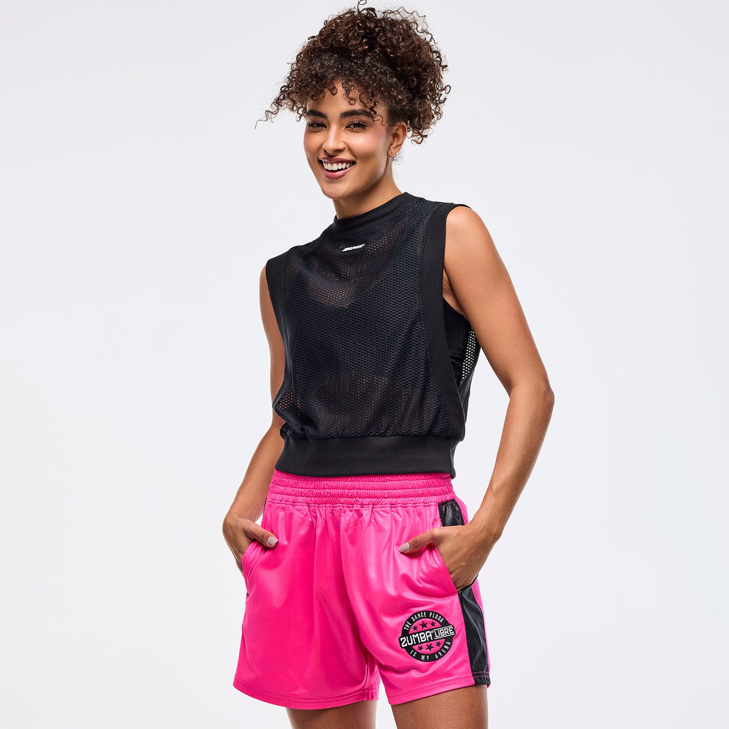Zumba® Libre Mesh Tank - Bold Black