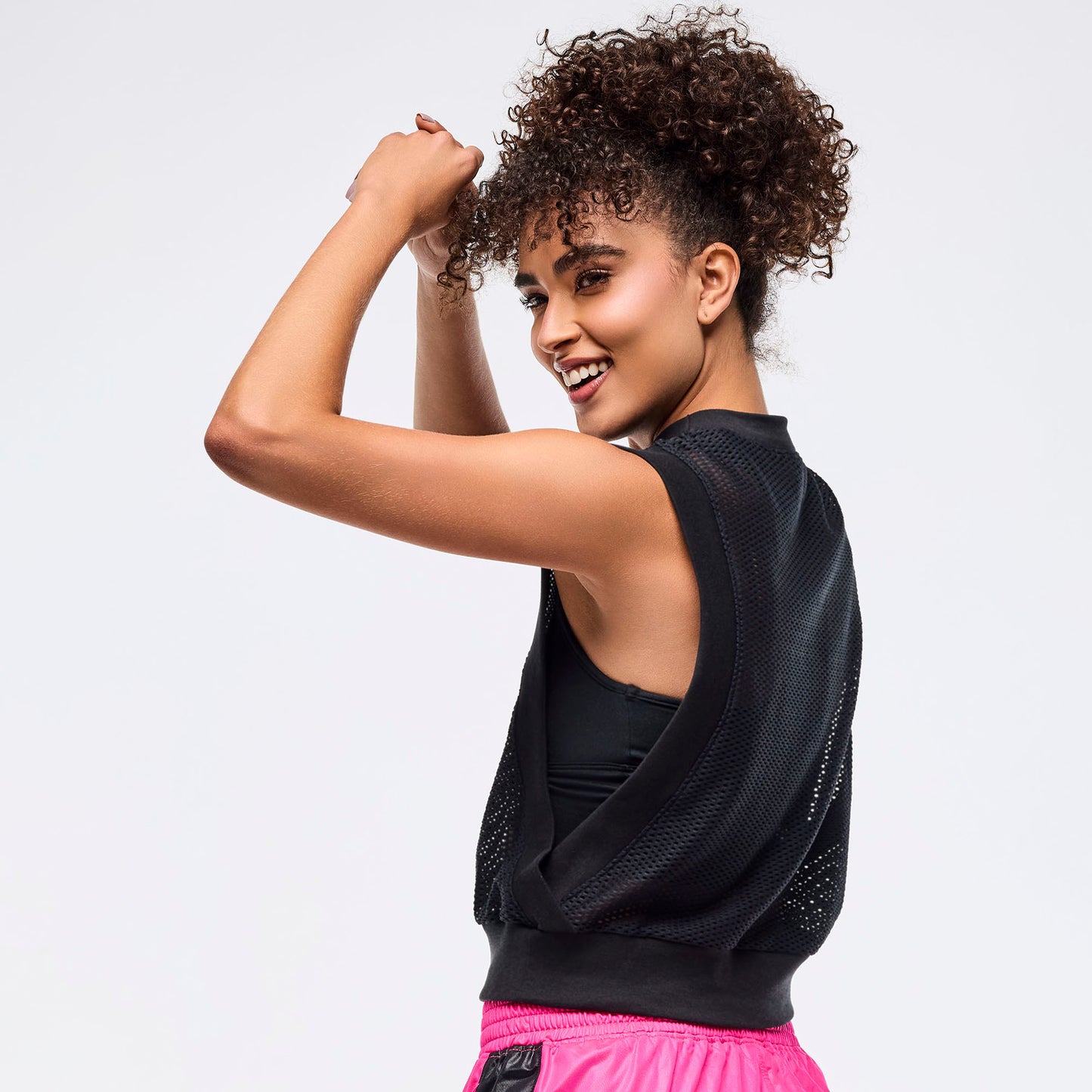 Zumba® Libre Mesh Tank - Bold Black