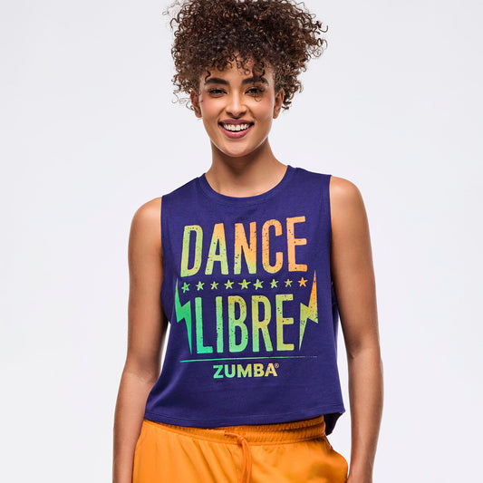 Zumba® Libre Loose Muscle Tank - Soft Navy