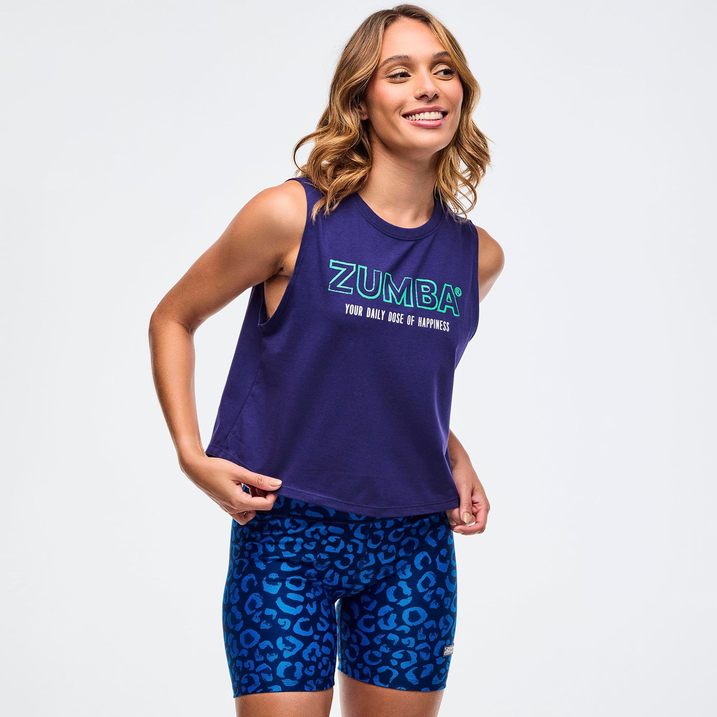 Sizzlin' Loose Muscle Tank - Soft Navy