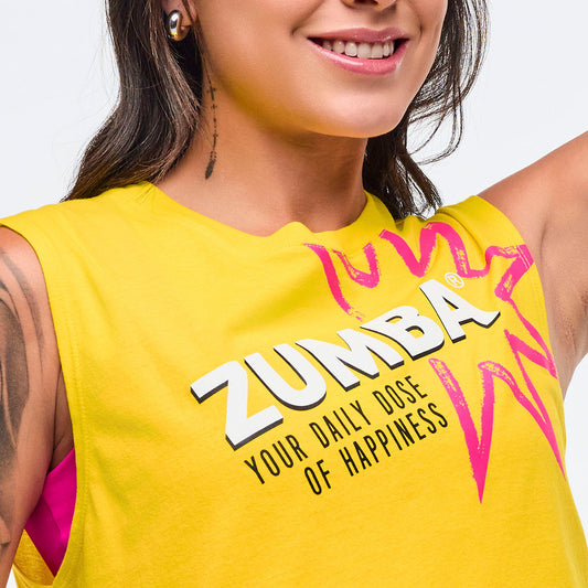 Sizzlin' Crew Neck Muscle Tank - Sunrays