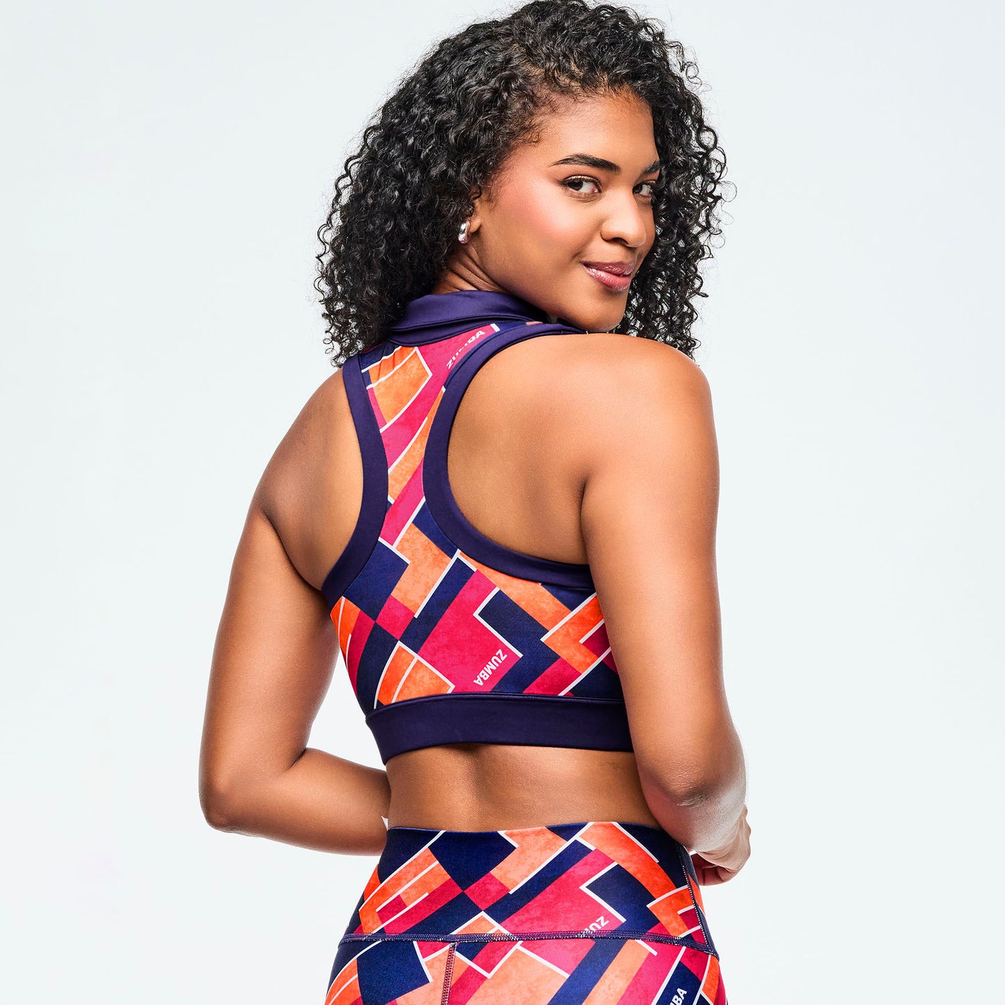 ** COMING SOON ** Class of 2001 Crop Racerback Polo - Dark Blue/Orange