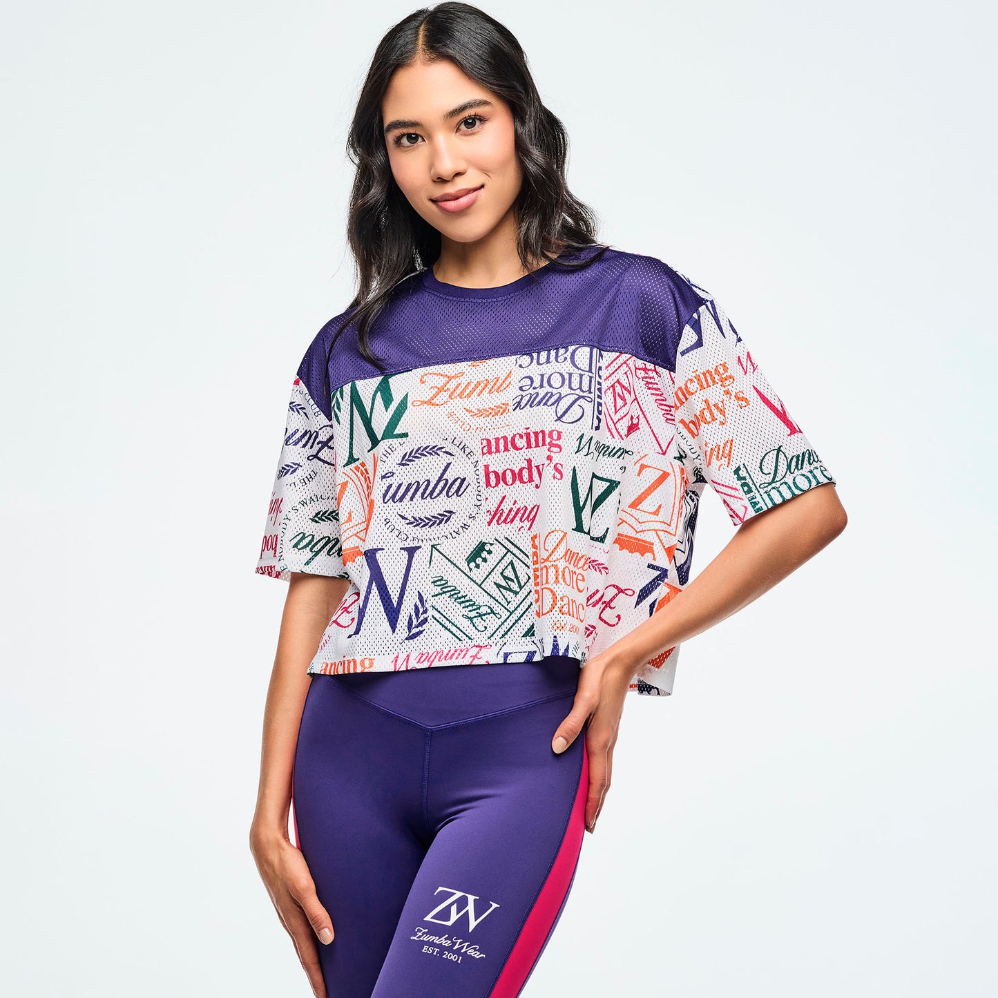 Class of 2001 Mesh Boxy Crop Top