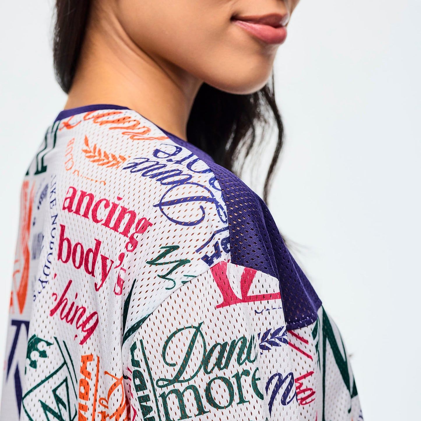 Class of 2001 Mesh Boxy Crop Top