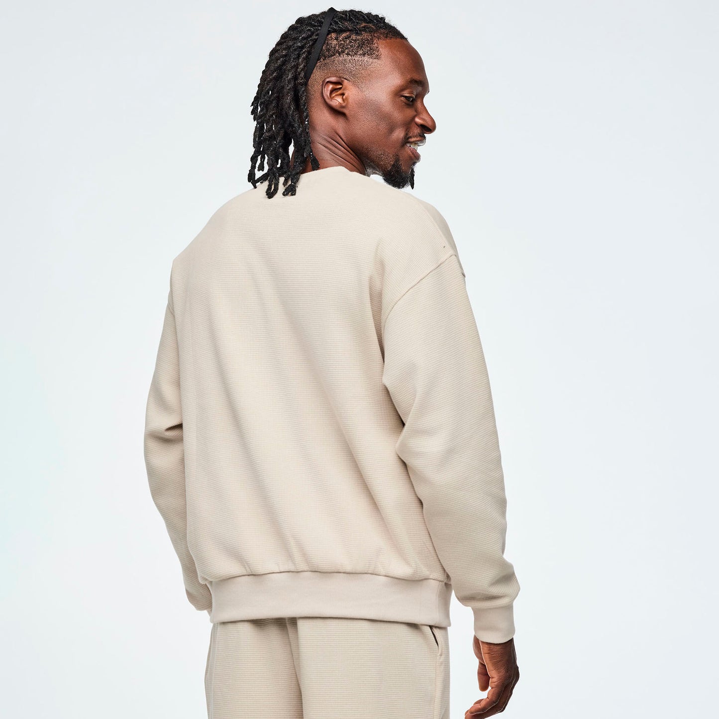 Class of 2001 Oversized Pullover Waffle Sweatshirt