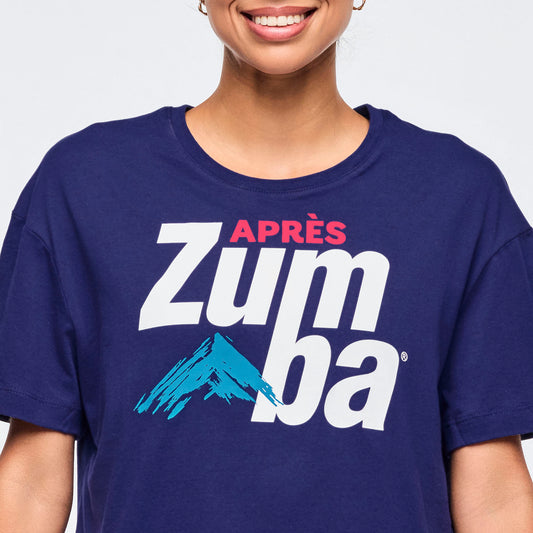 Apres Zumba® Crew Neck Crop Top