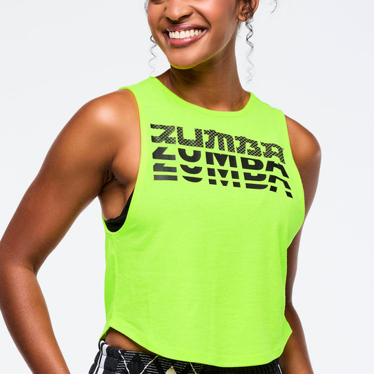 |ZA| Eastern Flavor Round Hem Muscle Tank