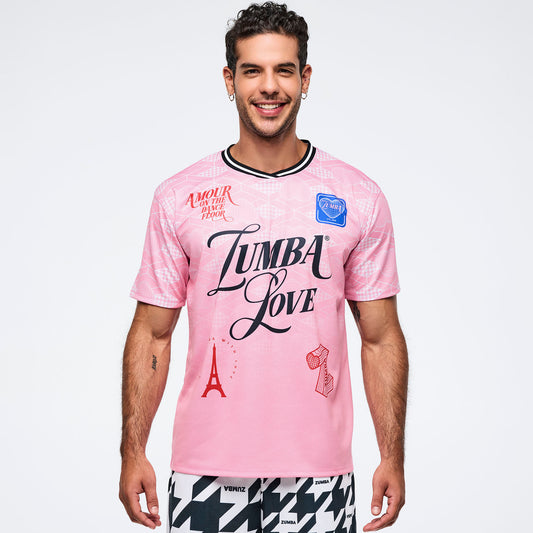 NOW AVAILABLE Zumba® Amour Crew Neck Athletic Jersey