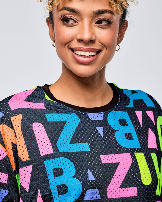 | Neon Mesh Boxy Top