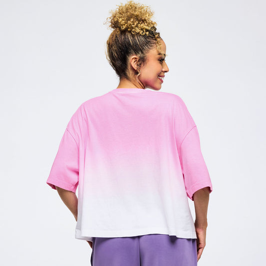 Pastel Oversized Boxy Crop Top