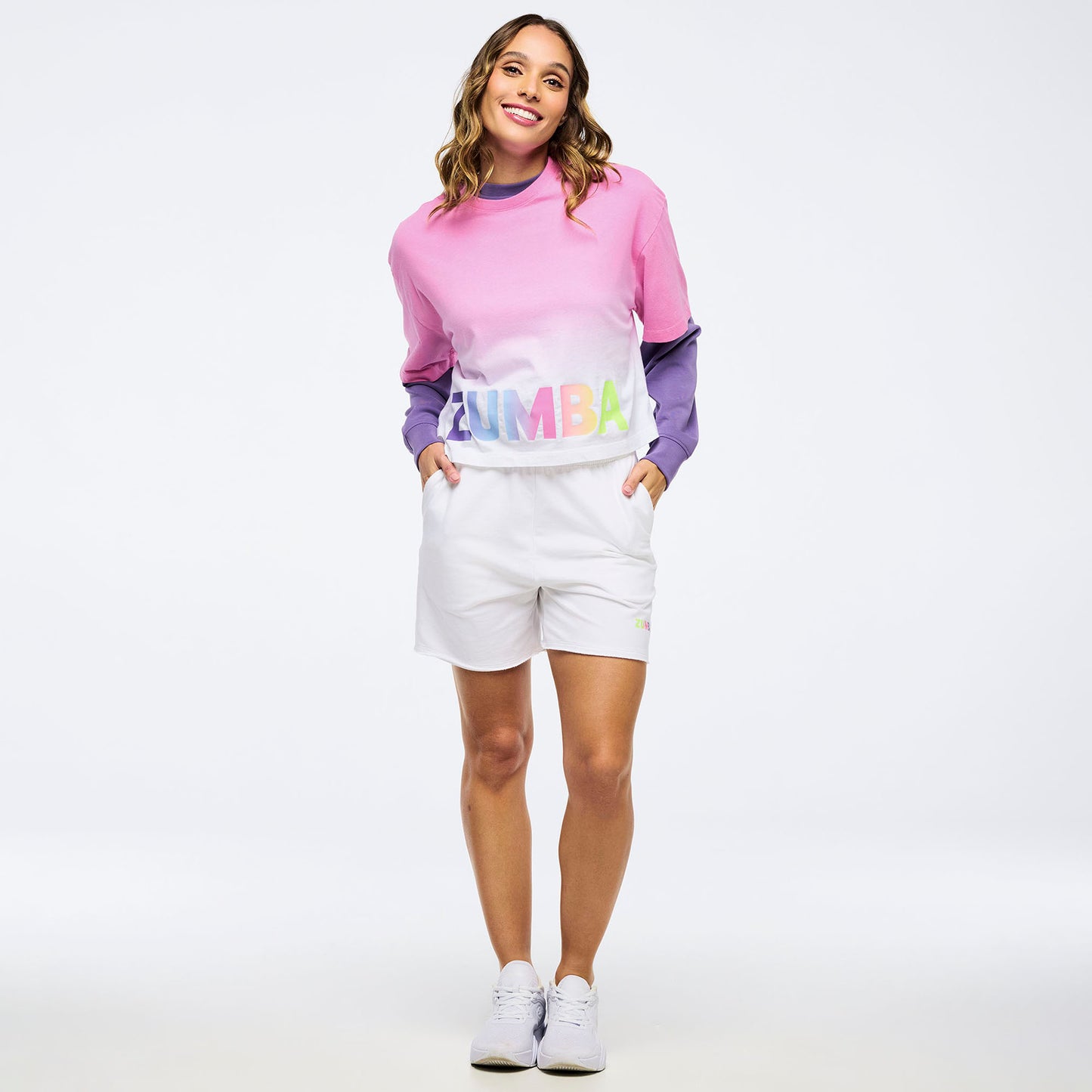 Pastel Oversized Boxy Crop Top