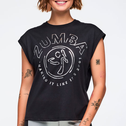 Zumba® 25 Extended Shoulder Loose Tank