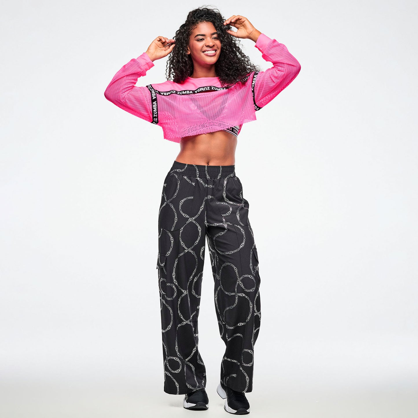 Dale-Z Long Sleeve Crew Neck Crop Top