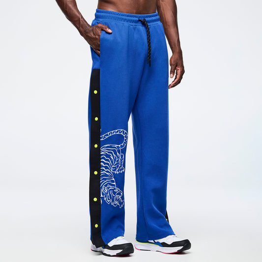 Eastern Flavor Men's Side Snap Pant - So Into Blue