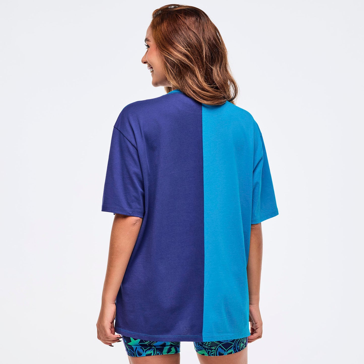 Zumba® Libre Men's Oversized Two-Tone Crew Neck Tee