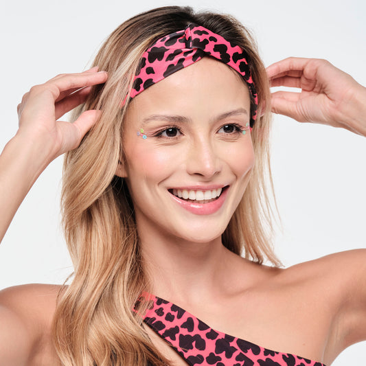 ZA | Headband  Funscape Turban - Pink Happy