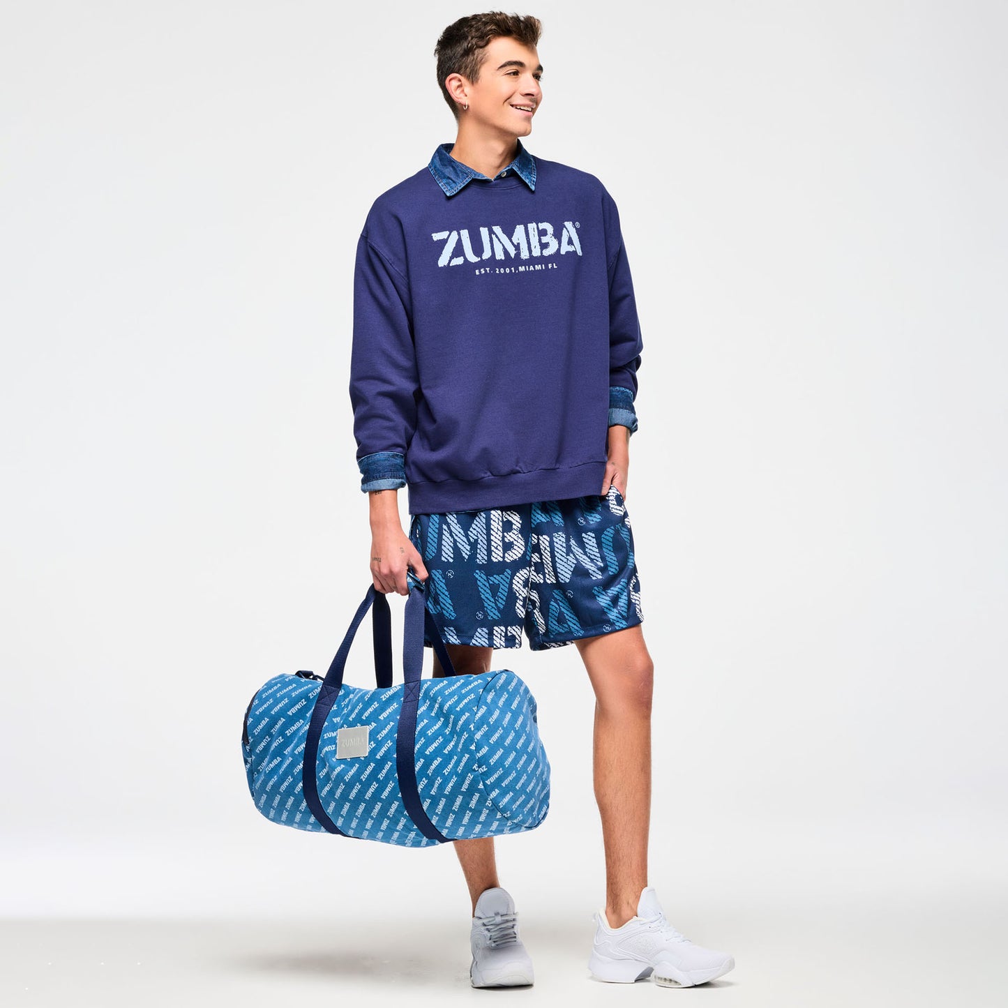 Blue Jean Duffle Bag