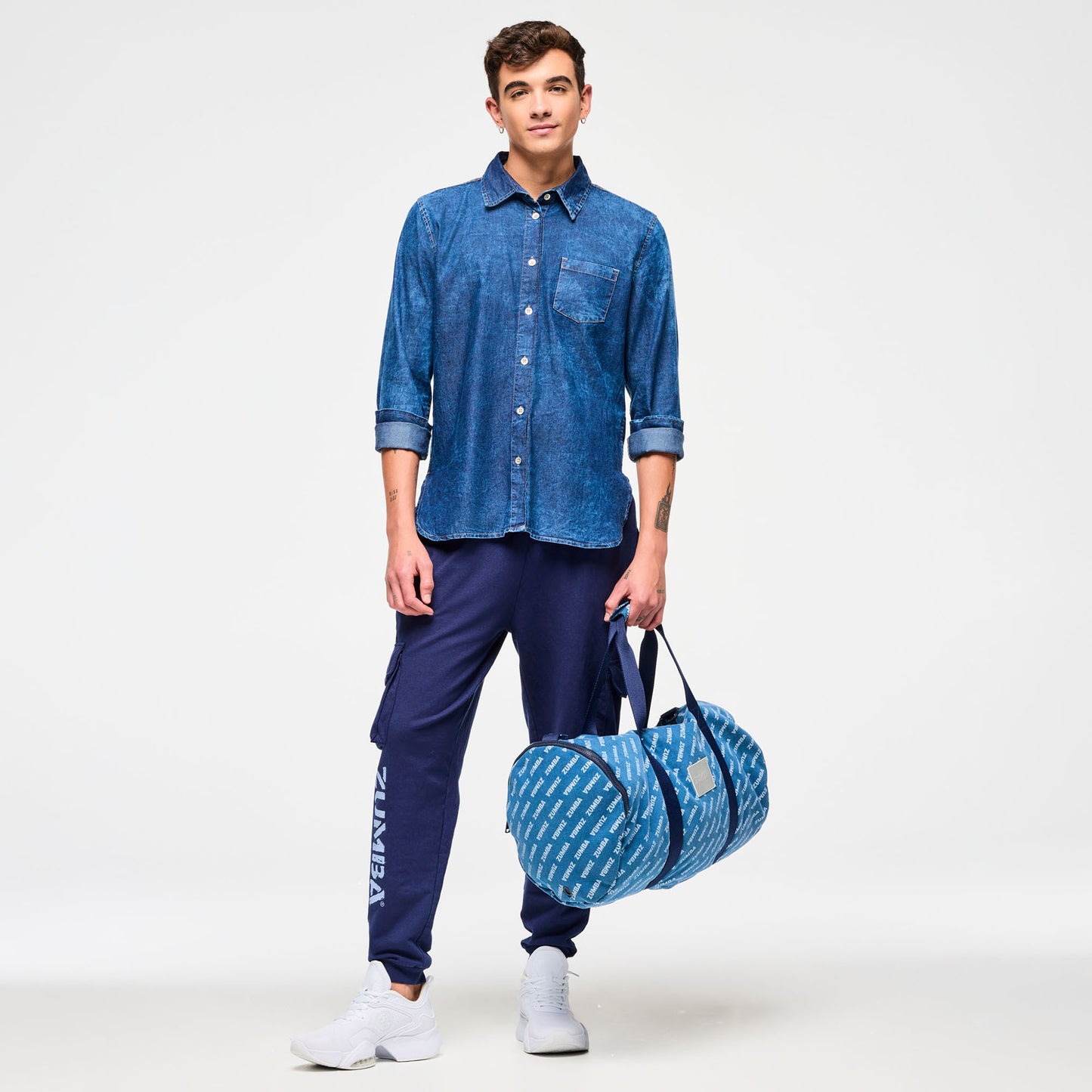 Blue Jean Duffle Bag