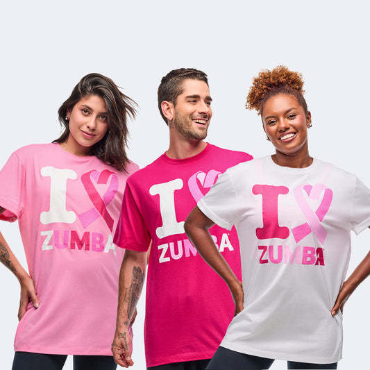 I Love Zumba Pink Tees 12PK