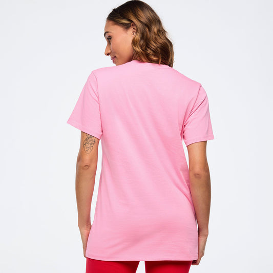 ZUMBA ® Haus Unisex Crew Neck Tee - Pink