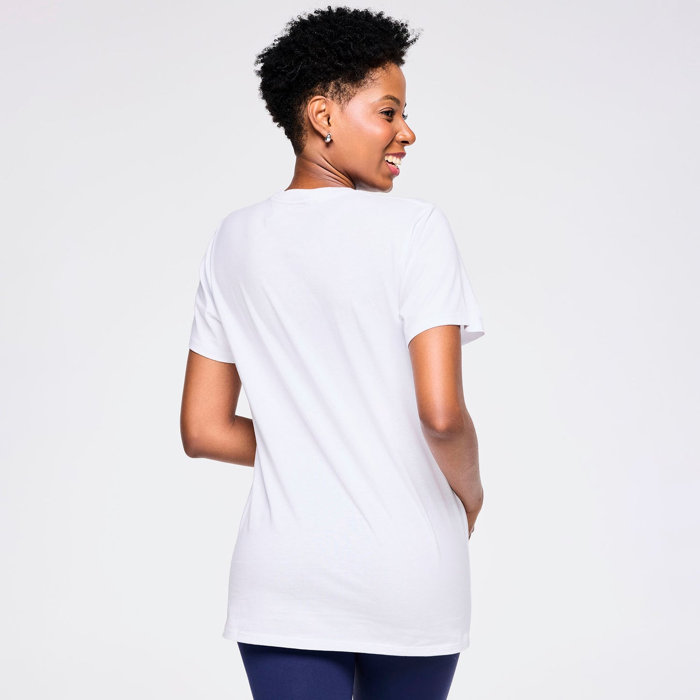 Zumba® Out Loud Crew Neck Tee - White