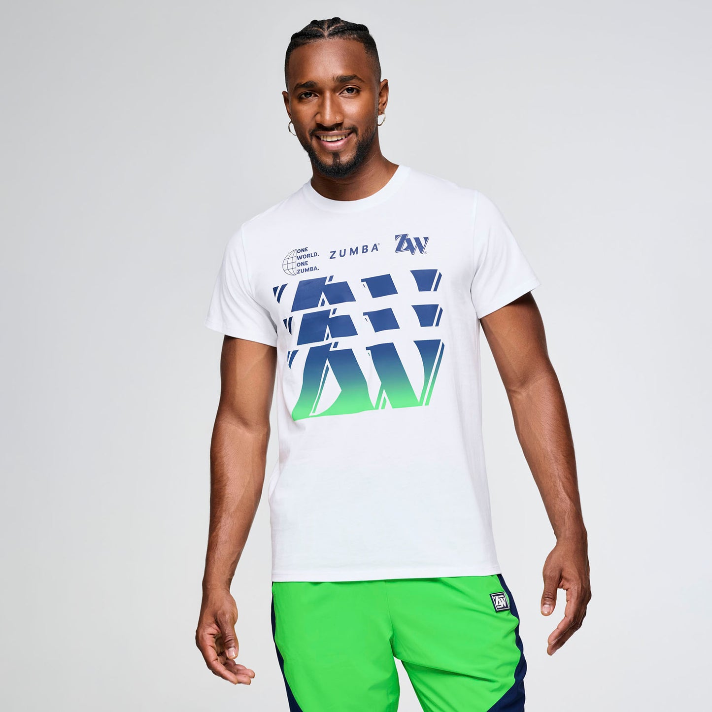 Zumba® Out Loud Crew Neck Tee - White