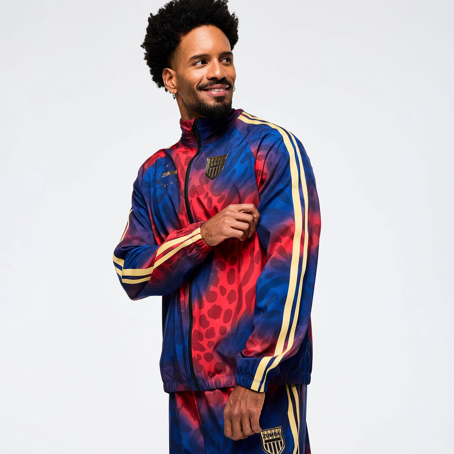 *LOW INVENTORY Victory Zip Up Mock Neck Woven Raglan Jacket