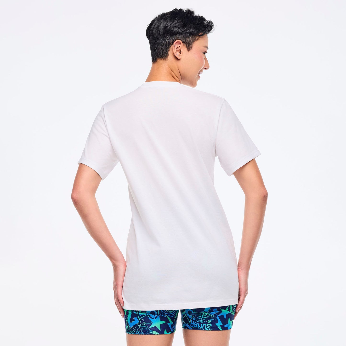 Zumba® Libre Crew Neck Tee - Wear It Out White
