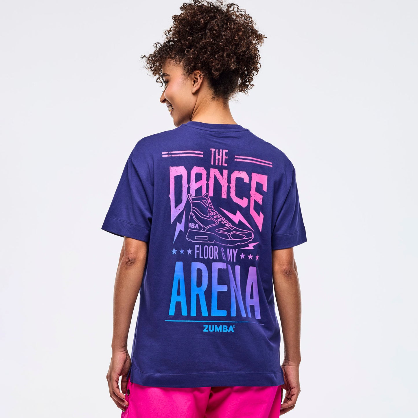 Zumba® Libre Oversized Crew Neck Top