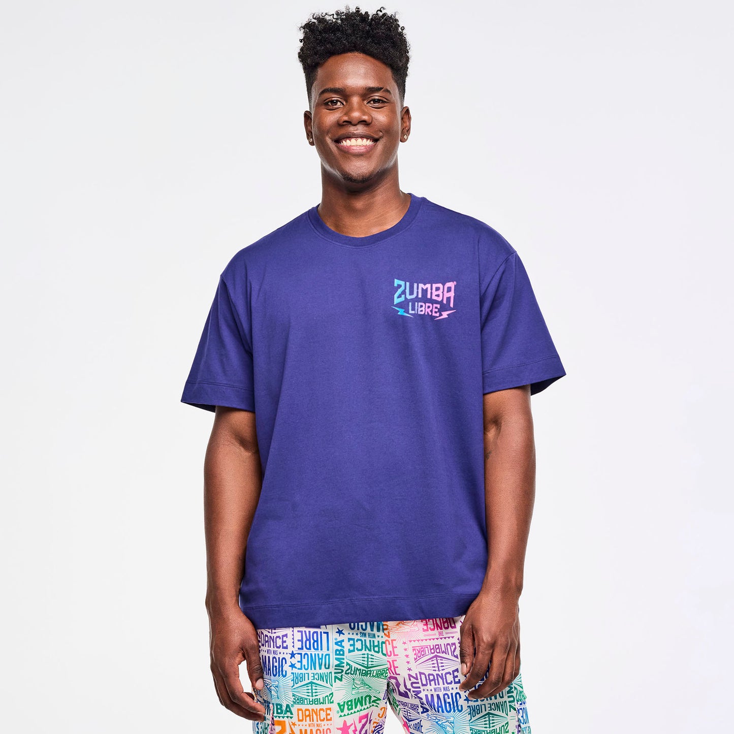 Zumba® Libre Oversized Crew Neck Top