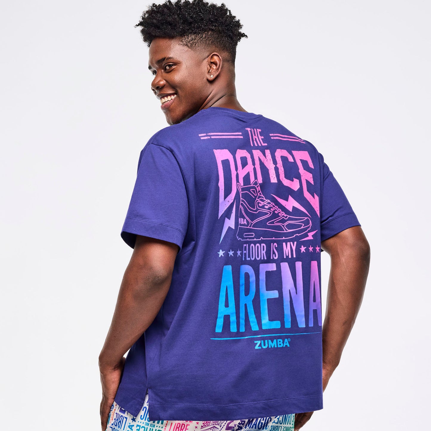 Zumba® Libre Oversized Crew Neck Top