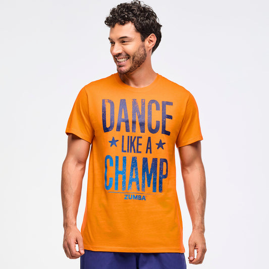 Zumba® Libre Crew Neck Tee - Orange Punch