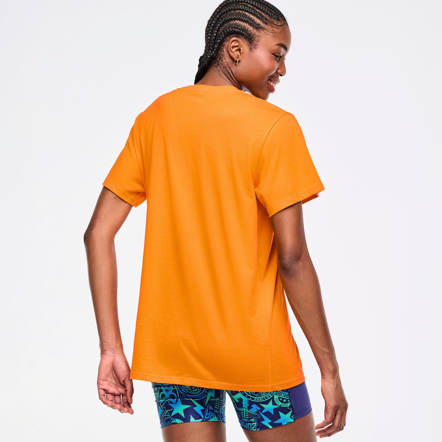 Zumba® Libre Crew Neck Tee - Orange Punch